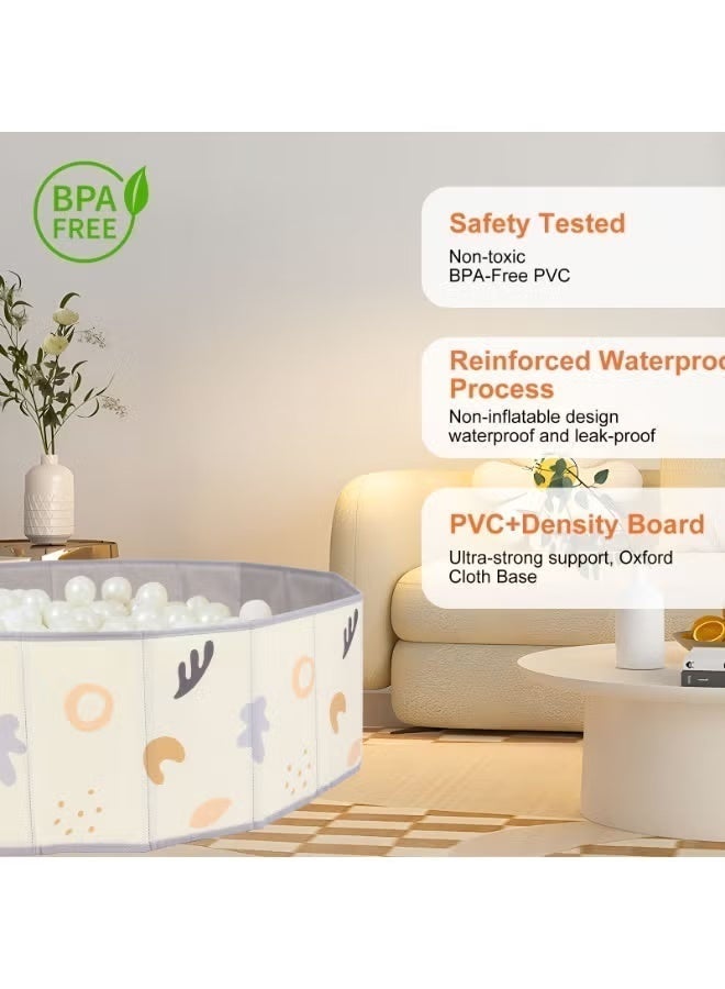 EXCLIFE Children's sandpit toy, indoor round sandpit enclosure for children, foldable sandpit toy for families (120CM) - Image 5